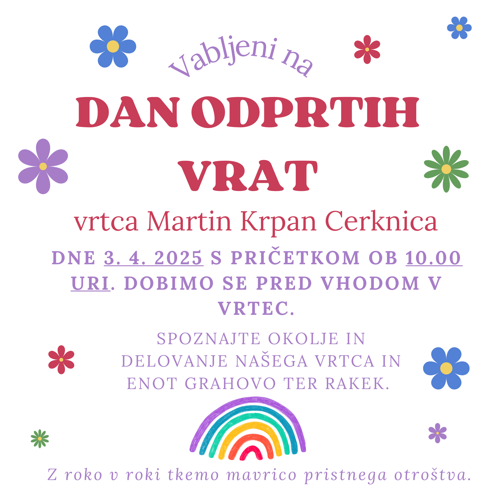 VABILO - DAN ODPRTIH VRAT 2025